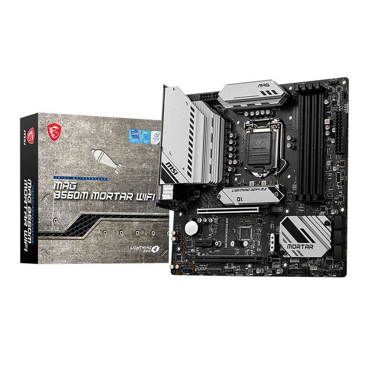 Mainboard MSI MAG B560M MORTAR WiFi 6 | Intel B560, LGA 1200, M-ATX, 4 khe DDR4