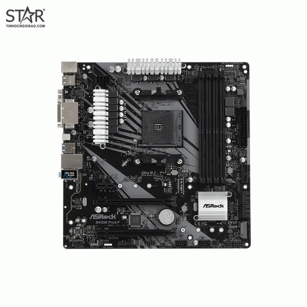 Mainboard Asrock B450M PRO4-F Cũ