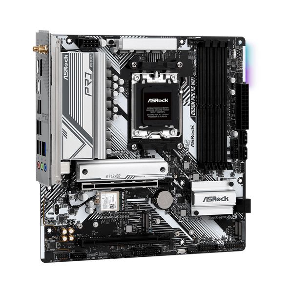  Mainboard ASRock B650M Pro RS Wifi DDR5 | AM5, mATX, 4 khe RAM 