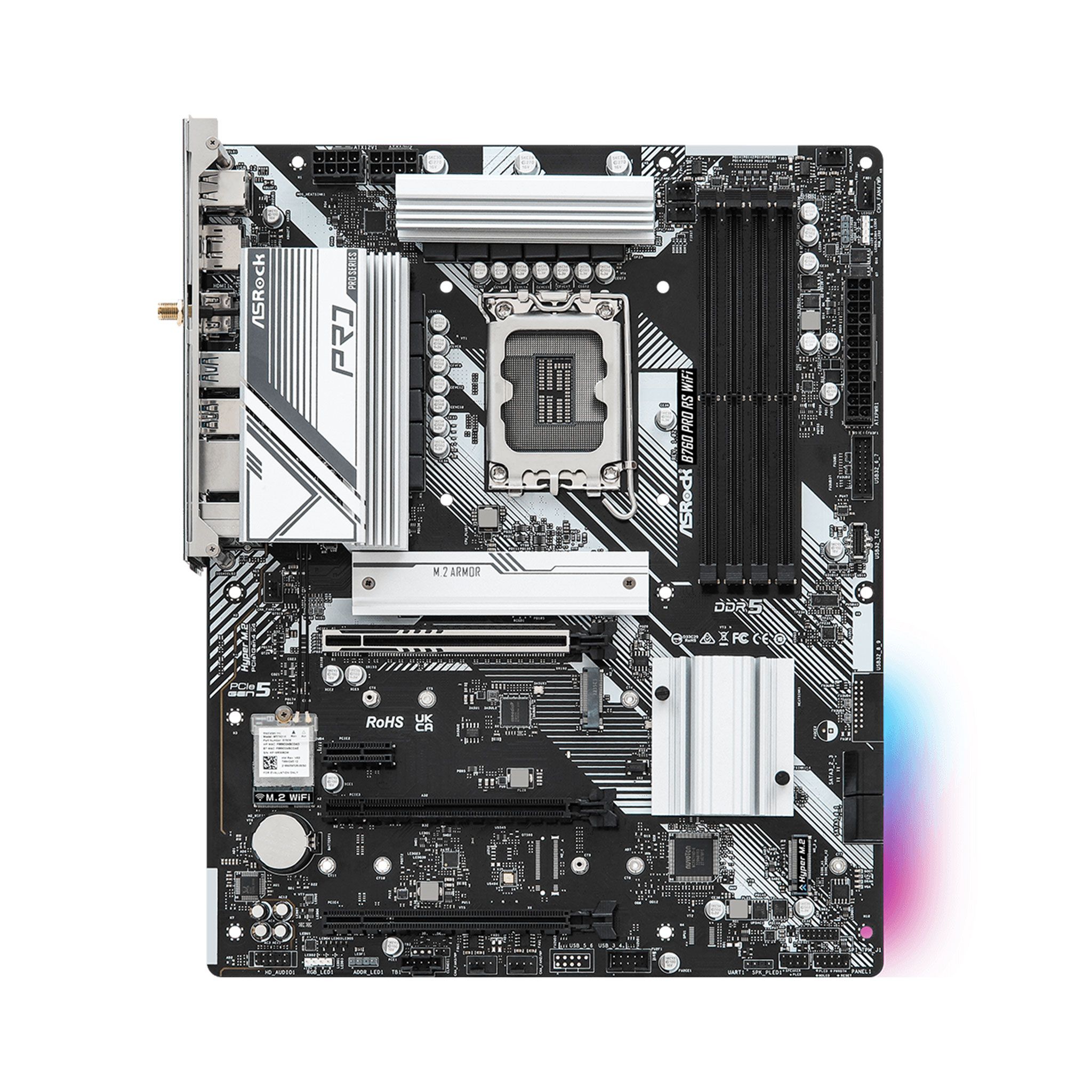 Mainboard ASRock B760 Pro RS WiFi | Intel B760, Socket 1700, ATX, 4 khe DDR5