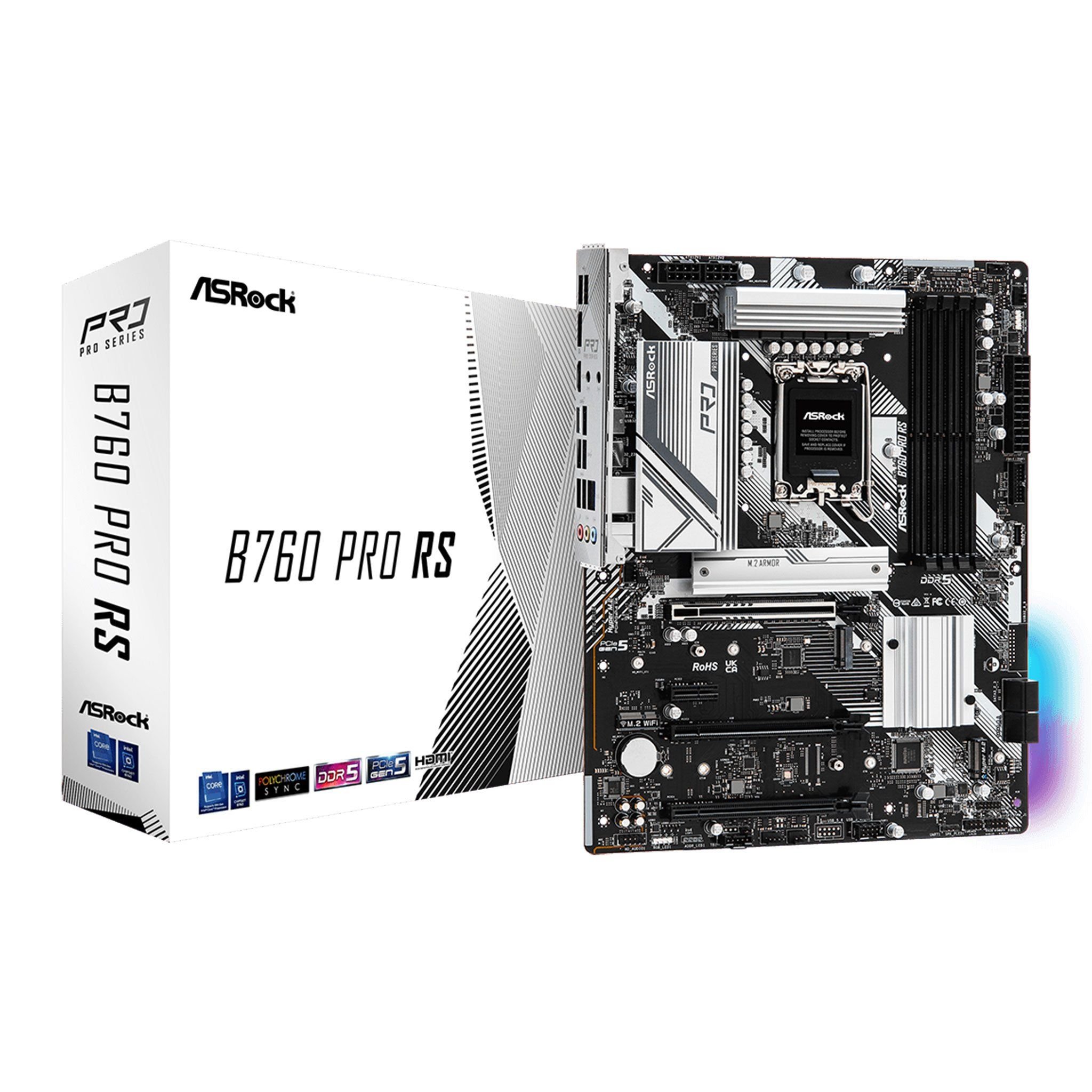 Mainboard ASRock B760 Pro RS | Intel B760, Socket 1700, ATX, 4 khe DDR5