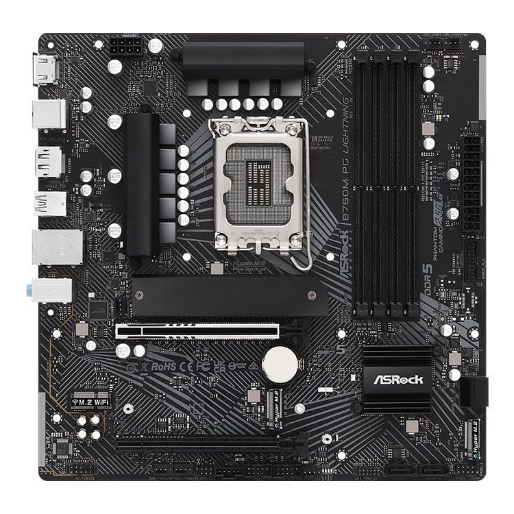 Mainboard ASRock B760M PG Lightning | Intel B760, Socket 1700, Micro ATX, 4 khe DDR5