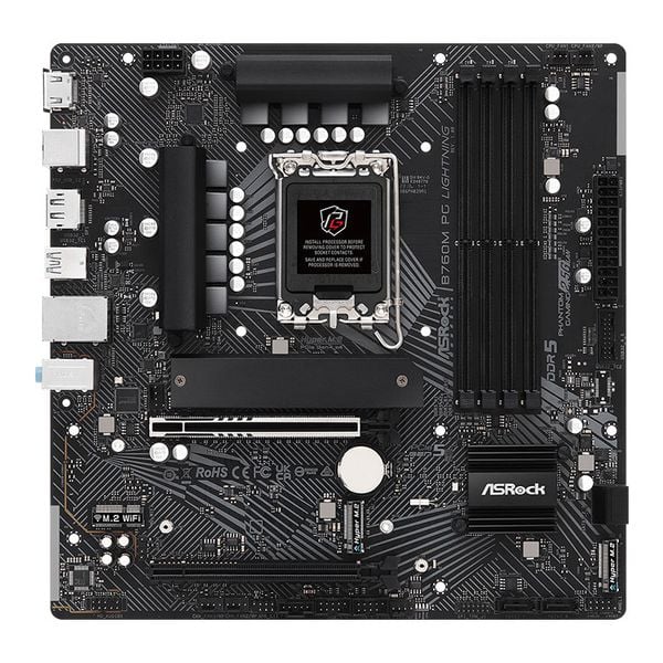 Mainboard ASRock B760M PG Lightning DDR5 | LGA 1700, mATX, 4 khe RAM 