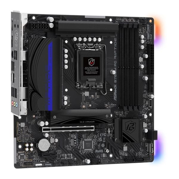  Mainboard ASRock B760M PG Riptide DDR5 | LGA 1700, mATX, 4 khe RAM 