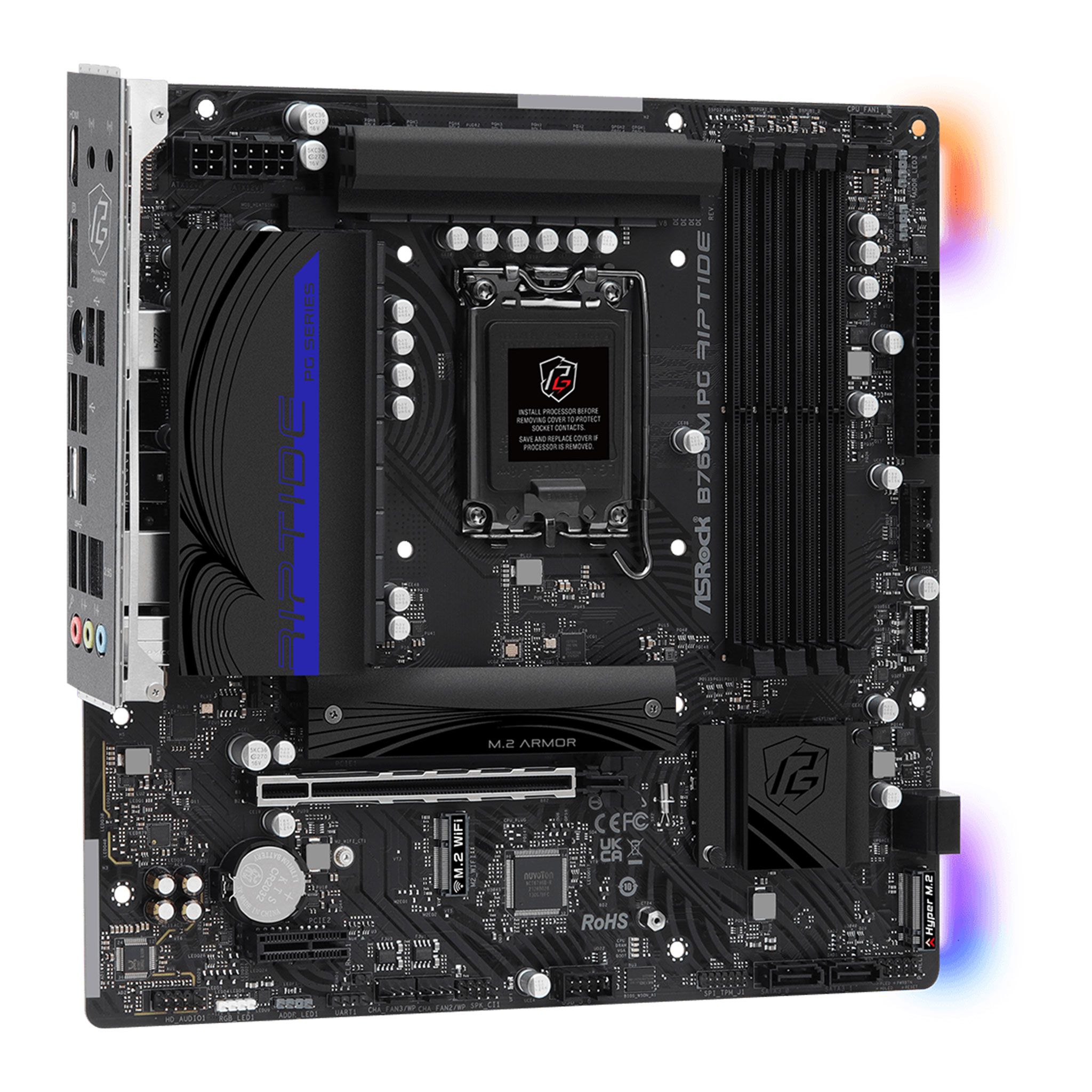 Mainboard ASRock B760M PG Riptide | Intel B760, Socket 1700, Micro ATX, 4 khe DDR5