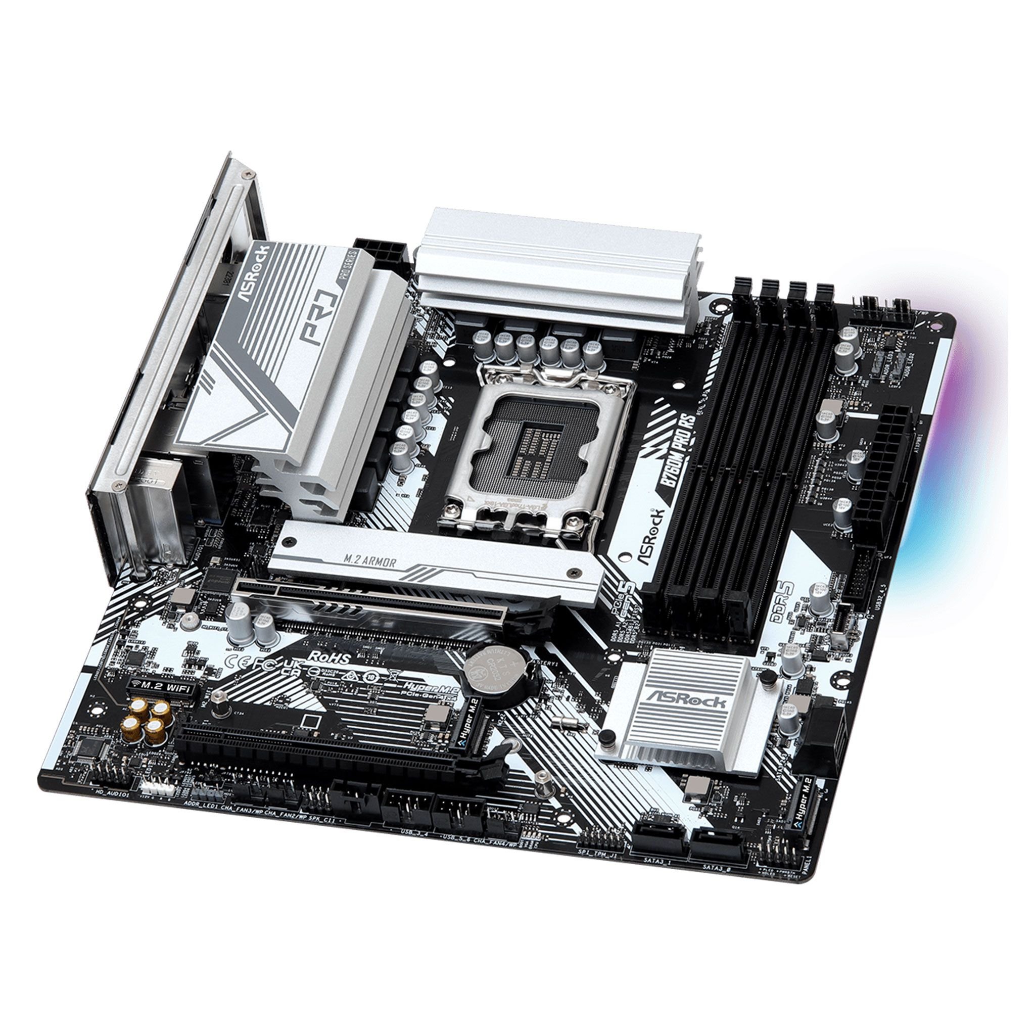 Mainboard ASRock B760M Pro RS | Intel B760, Socket 1700, Micro ATX, 4 khe DDR5