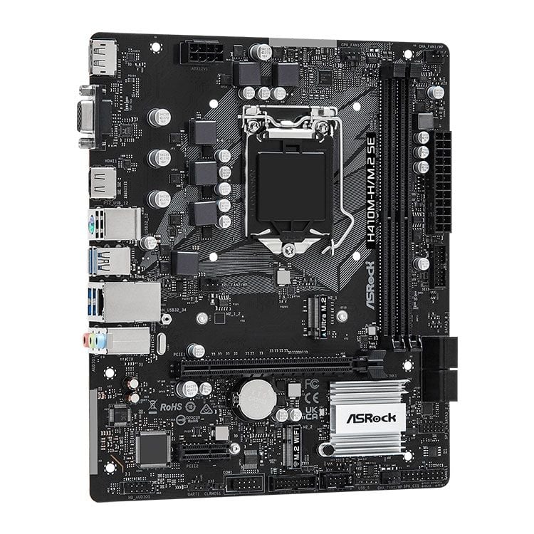 Mainboard Asrock H410M-H/M.2 SE | Intel H370, Socket 1200, Micro ATX, 2 khe DDR4