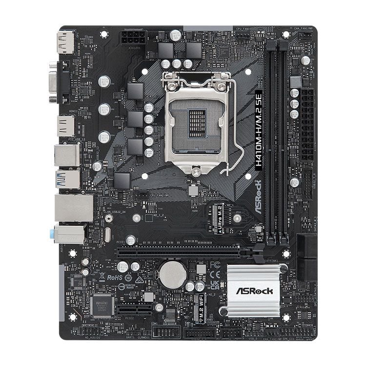 Mainboard Asrock H410M-H/M.2 SE | Intel H370, Socket 1200, Micro ATX, 2 khe DDR4