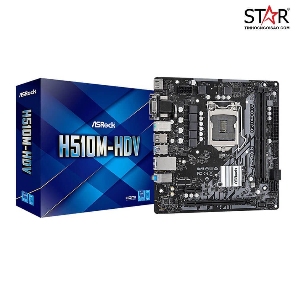 Mainboard Asrock H510M-HDV Cũ