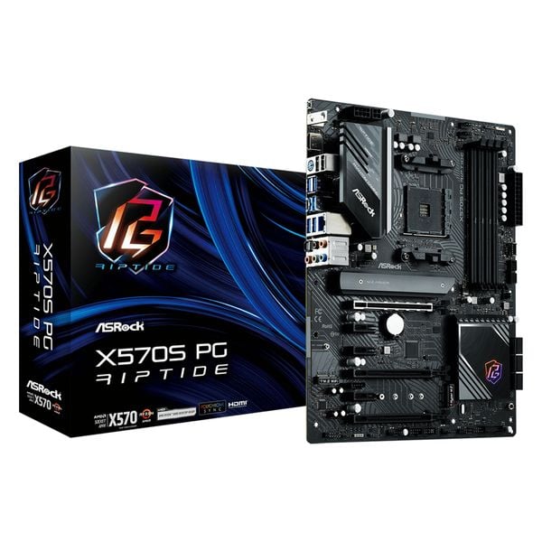  Mainboard ASRock X570S PG Riptide DDR4 | AM4, ATX, 4 khe RAM 