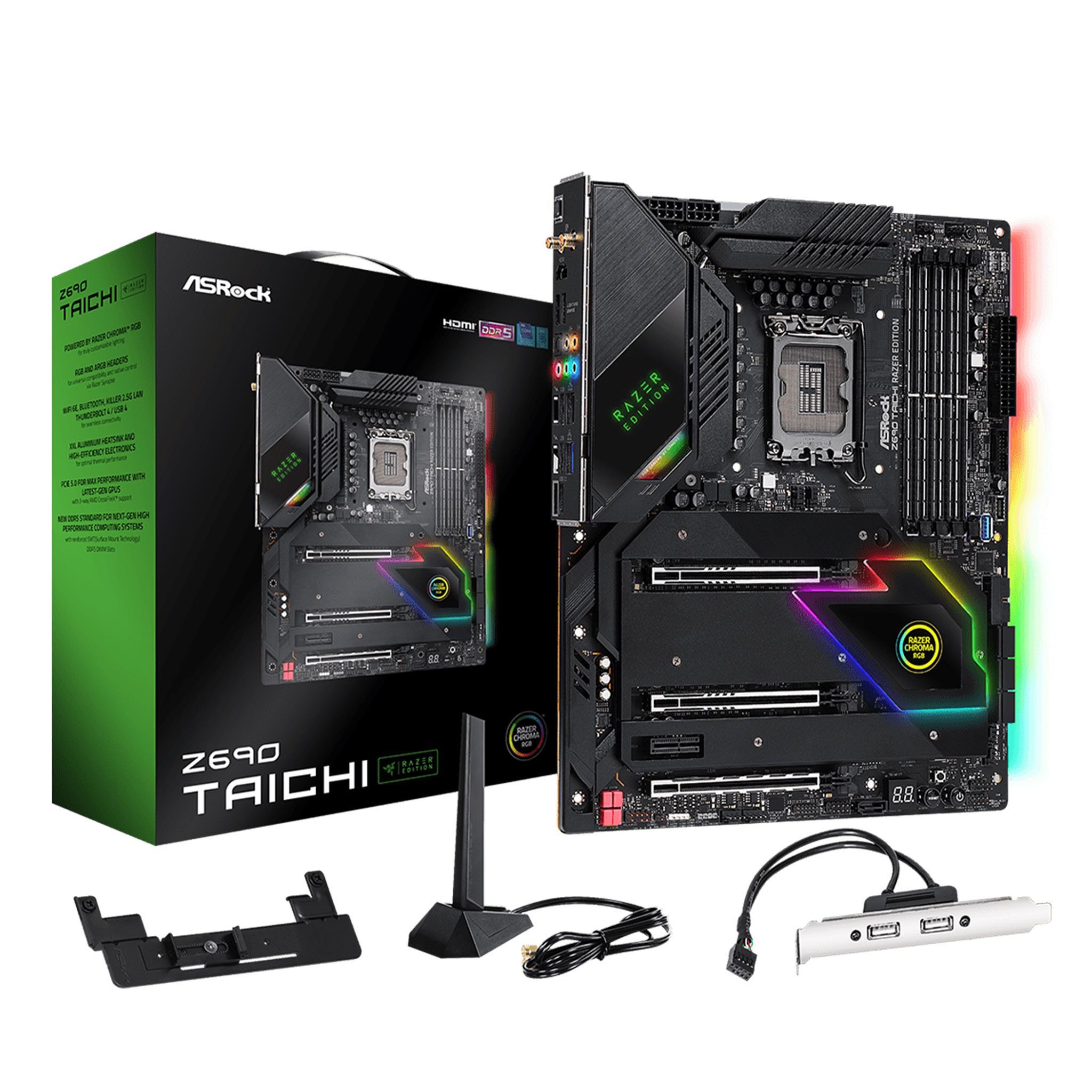 Mainboard ASRock Z690 Taichi Razer Edition | Intel Z690, Socket 1700, ATX, 4 khe DDR5