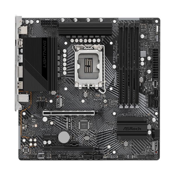  Mainboard ASRock Z790M PG Lightning DDR4 | LGA 1700, mATX, 4 khe RAM 