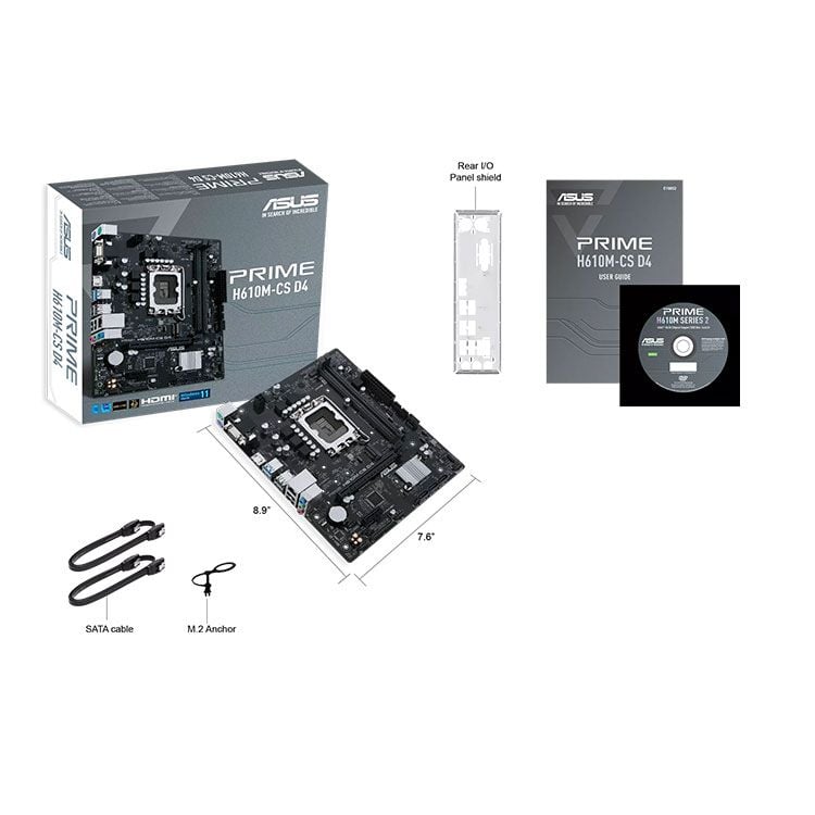 Mainboard Asus Prime H610M-CS | Intel H610, Socket 1700, M-ATX, 2 khe DDR4