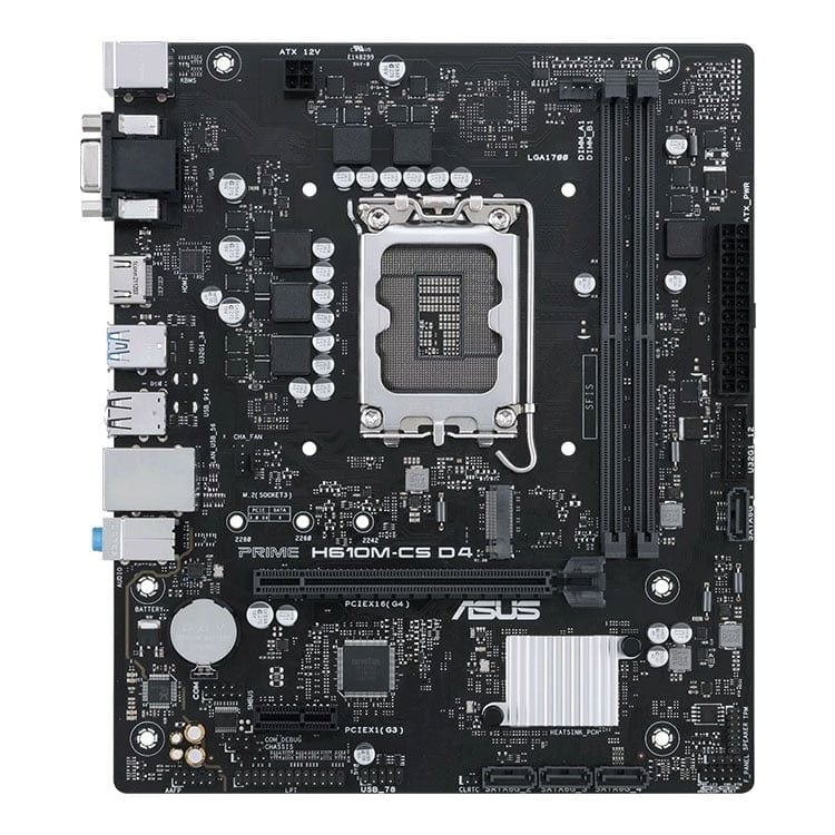 Mainboard Asus Prime H610M-CS | Intel H610, Socket 1700, M-ATX, 2 khe DDR4