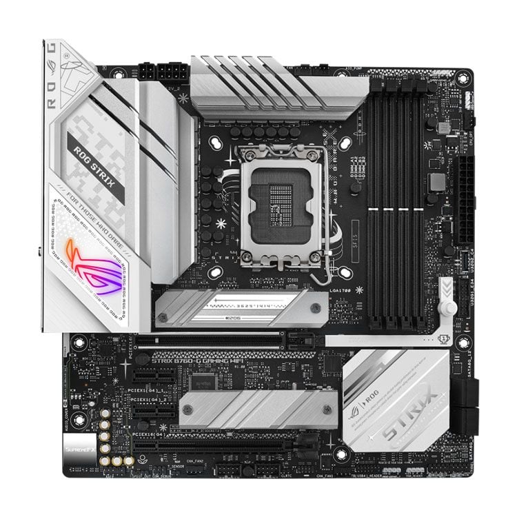 Mainboard Asus ROG Strix B760-G GAMING WiFi 90MB1EQ0-M0EAY0 | Intel B760, Socket 1700, micro ATX, 4 khe DDR5