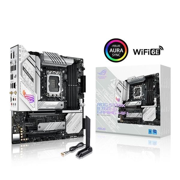  Mainboard ASUS ROG Strix B760-G Gaming Wifi DDR5 | LGA 1700, mATX, 4 khe RAM 