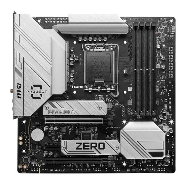  Mainboard MSI B760M Project Zero DDR5 | LGA 1700, mATX, 4 khe RAM 