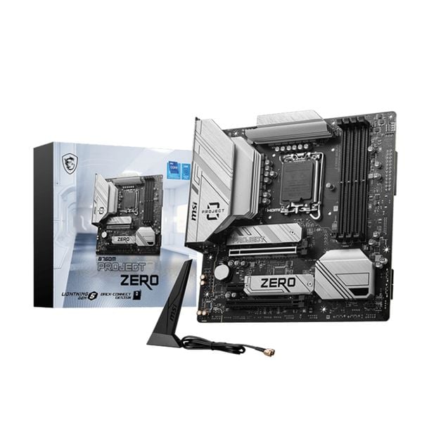  Mainboard MSI B760M Project Zero DDR5 | LGA 1700, mATX, 4 khe RAM 