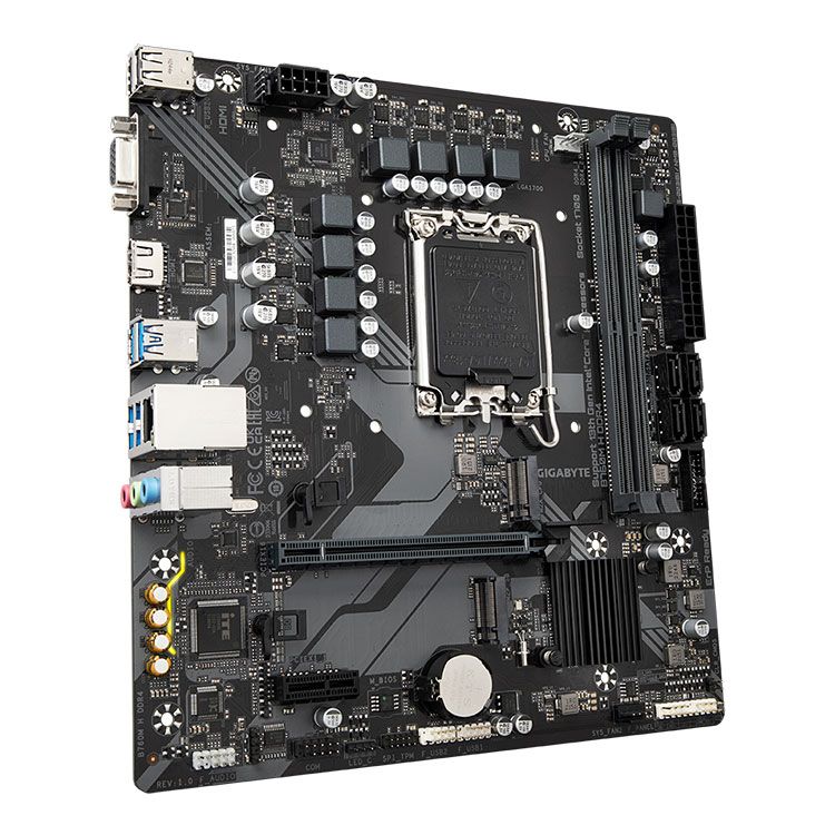 Mainboard Gigabyte B760M H DDR4 | Intel B760, LGA 1700, Micro ATX, 2 khe DDR4