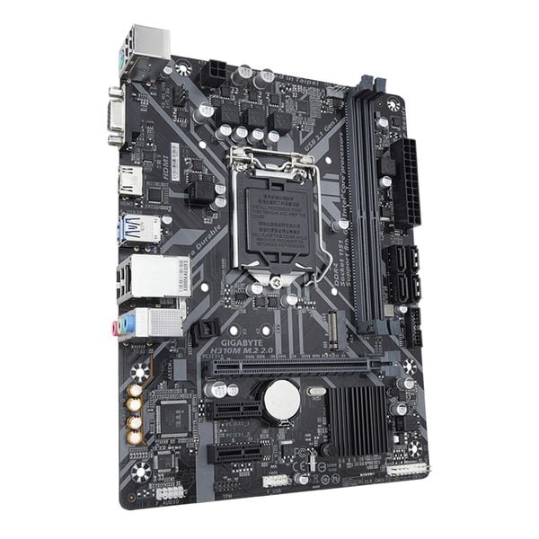  Mainboard Gigabyte H310M M.2 2.0 Rev 1.x DDR4 | LGA1151, mATX, 2 khe RAM 