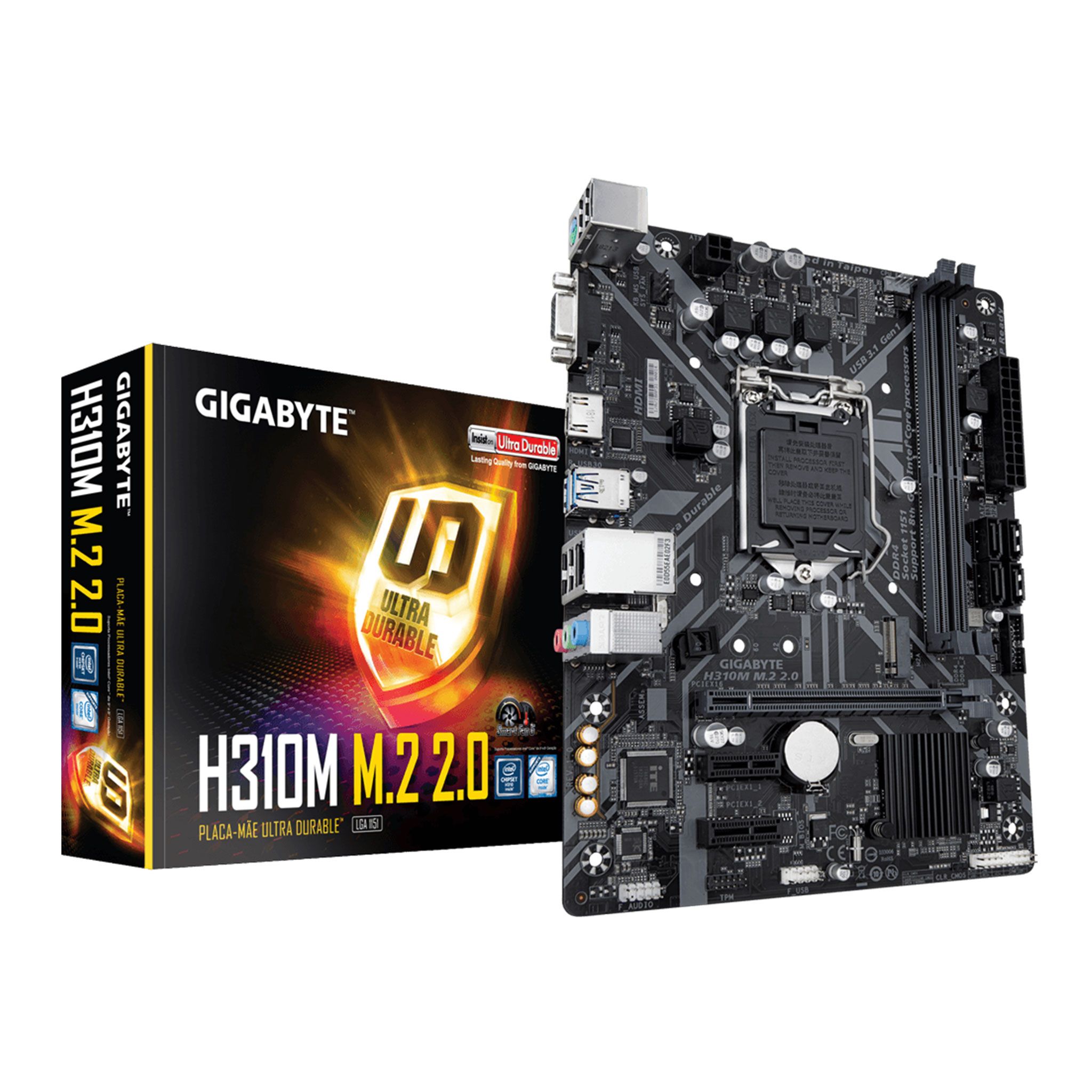 Mainboard Gigabyte H310M M.2 2.0 (rev. 1.x) | Intel H310, Socket 1151, ATX, 2 khe DDR4