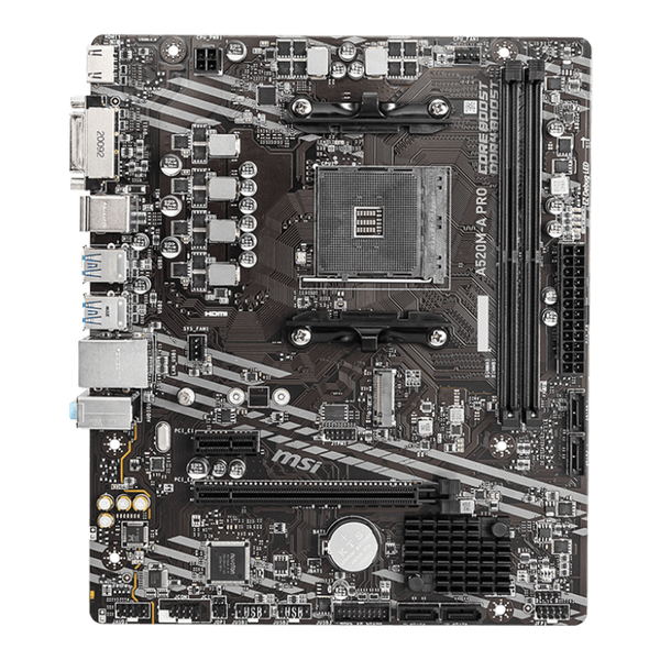  Mainboard MSI A520M-A Pro DDR4 | AM4, mATX, 2 khe RAM 