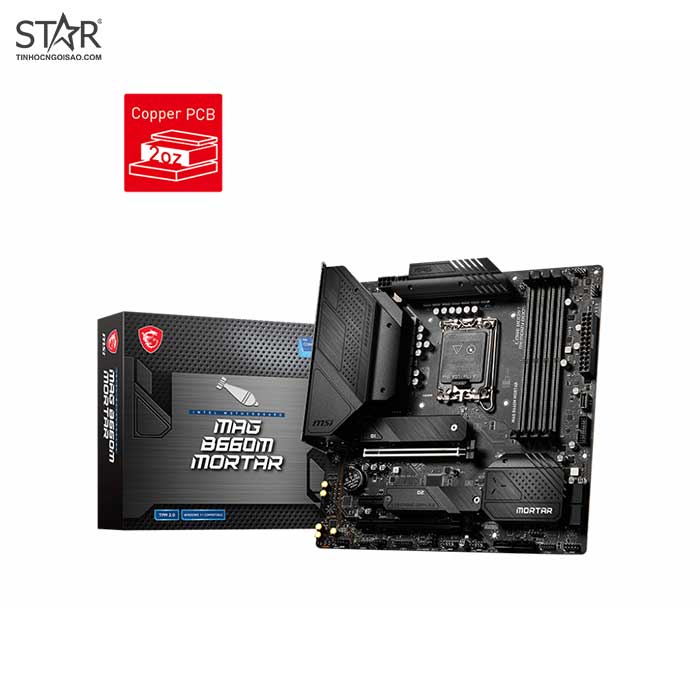 Mainboard MSI B660M MAG MORTAR DDR5 | Tin Học Ngôi Sao