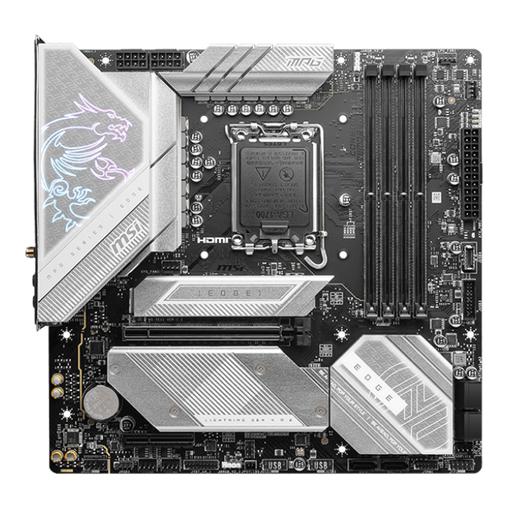 Mainboard MSI MPG B760M EDGE Ti WiFi | Intel B760, Socket 1700, mATX, 4 khe DDR5