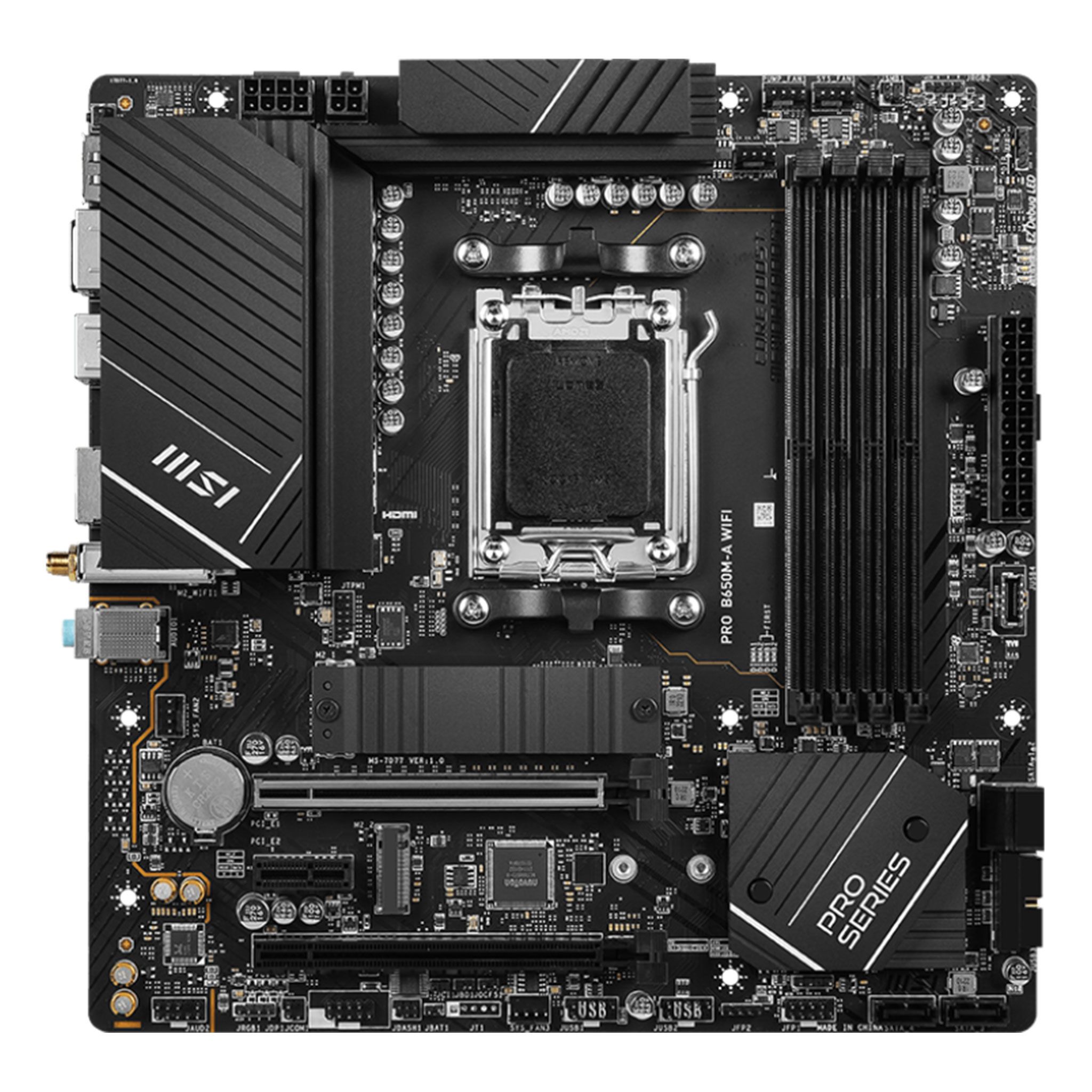 Mainboard MSI Pro B650M-A WiFi | AMD B650, Socket AM5, mATX, 4 khe DDR5