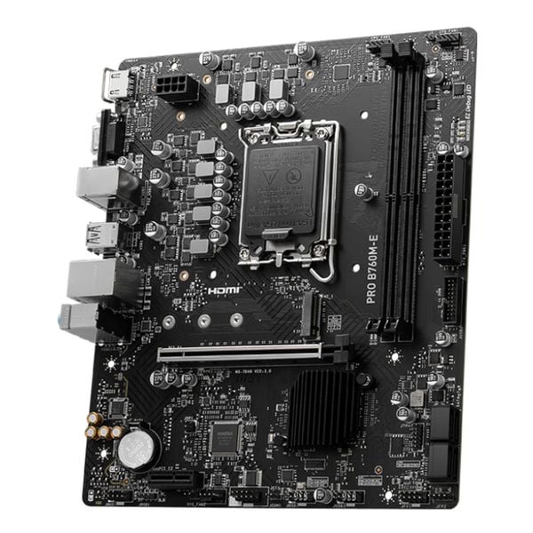  Mainboard MSI PRO B760M-E DDR5 | LGA 1700, mATX, 2 khe RAM 