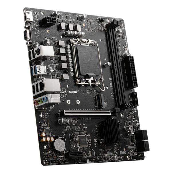  Mainboard MSI PRO B760M-E DDR5 | LGA 1700, mATX, 2 khe RAM 