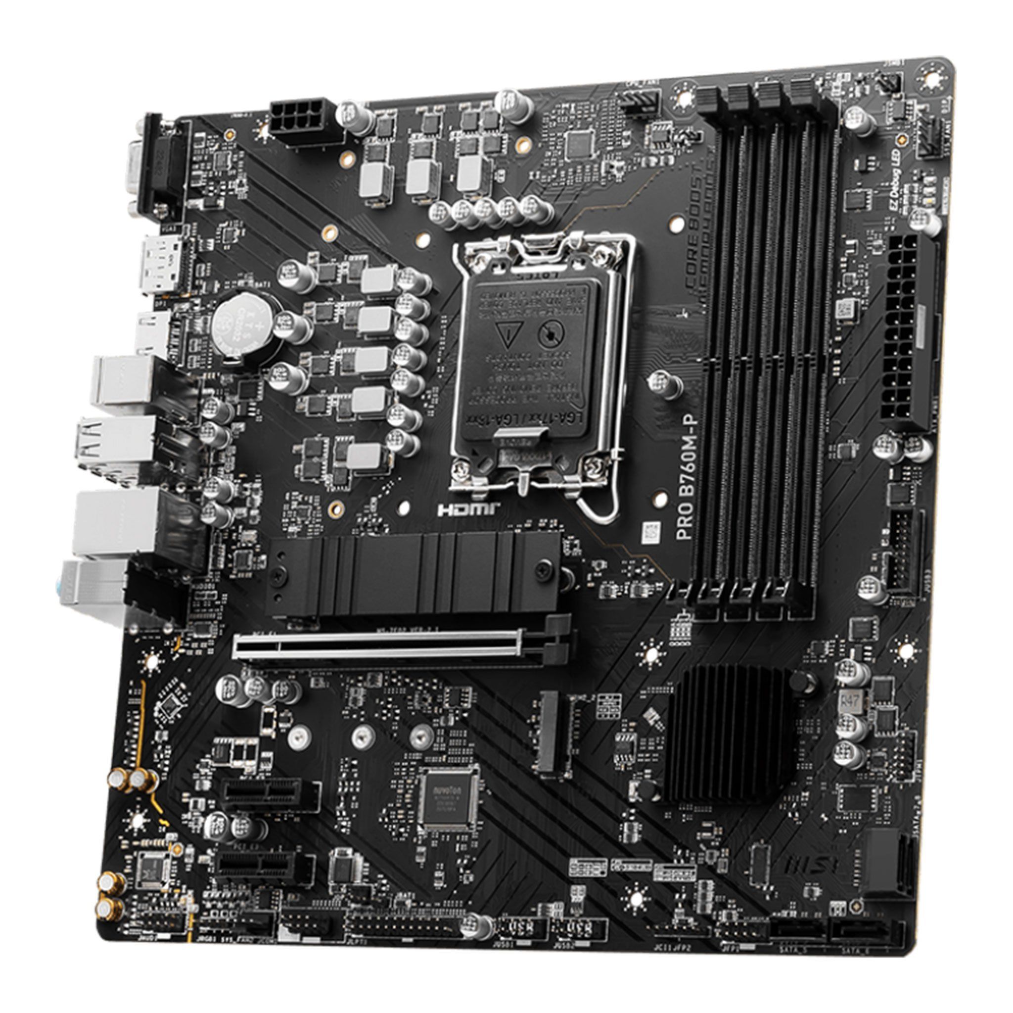 Mainboard MSI PRO B760M-P | Intel B760, Socket 1700, mATX, 4 khe DDR5