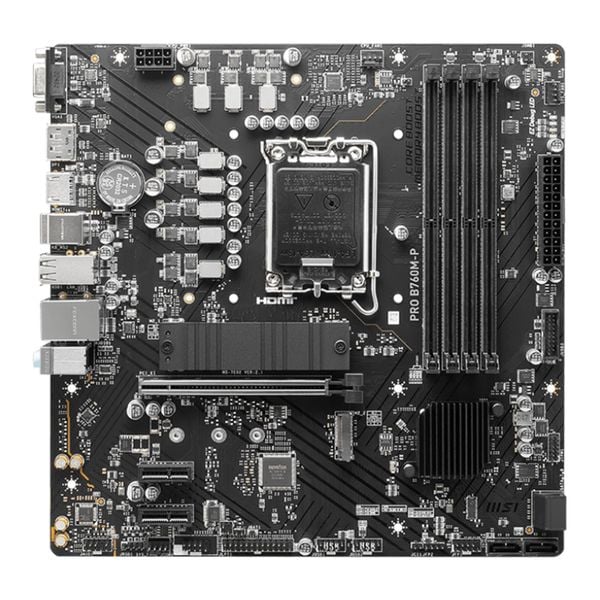  Mainboard MSI PRO B760M-P DDR5 | LGA 1700, mATX, 4 khe RAM 
