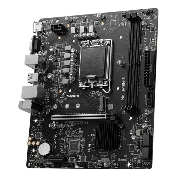  Mainboard MSI Pro H610M-E DDR5 | LGA 1700, mATX, 2 khe RAM 