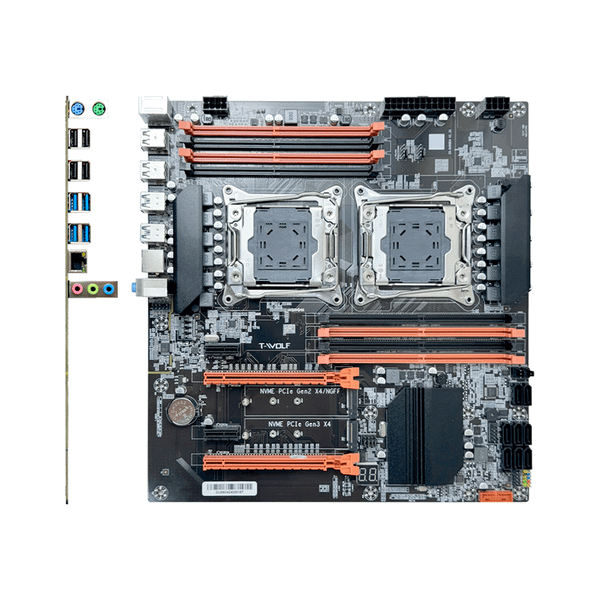  Mainboard T-WOLF Xeon X99 TW-DU99D4 DDR4 | LGA 2011, E-ATX, 8 khe RAM 