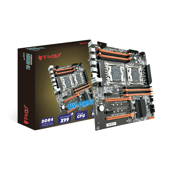  Mainboard T-WOLF Xeon X99 TW-DU99D4 DDR4 | LGA 2011, E-ATX, 8 khe RAM 