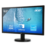  Màn hình Acer K202Q | 19 inch, HD+, TN, 75Hz, 6ms, phẳng (UM.IE0SV.002) 