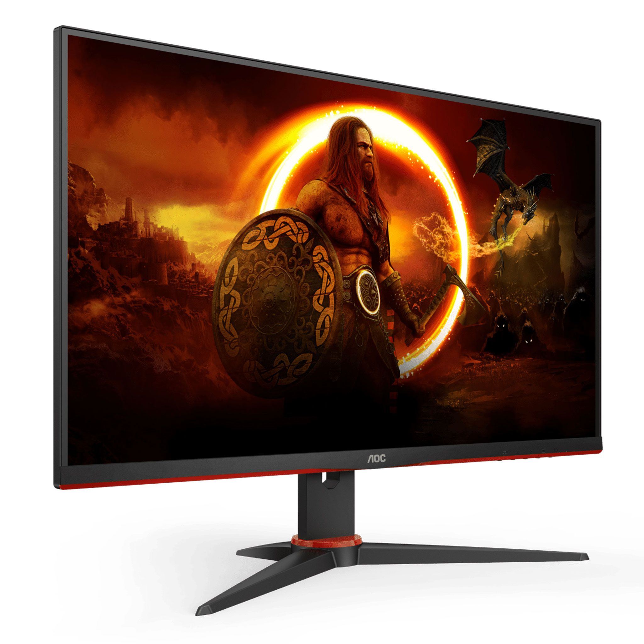 Màn hình Gaming AOC 24G2E1/74 | 23.8 inch, Full HD, IPS, 100Hz, 1ms, phẳng