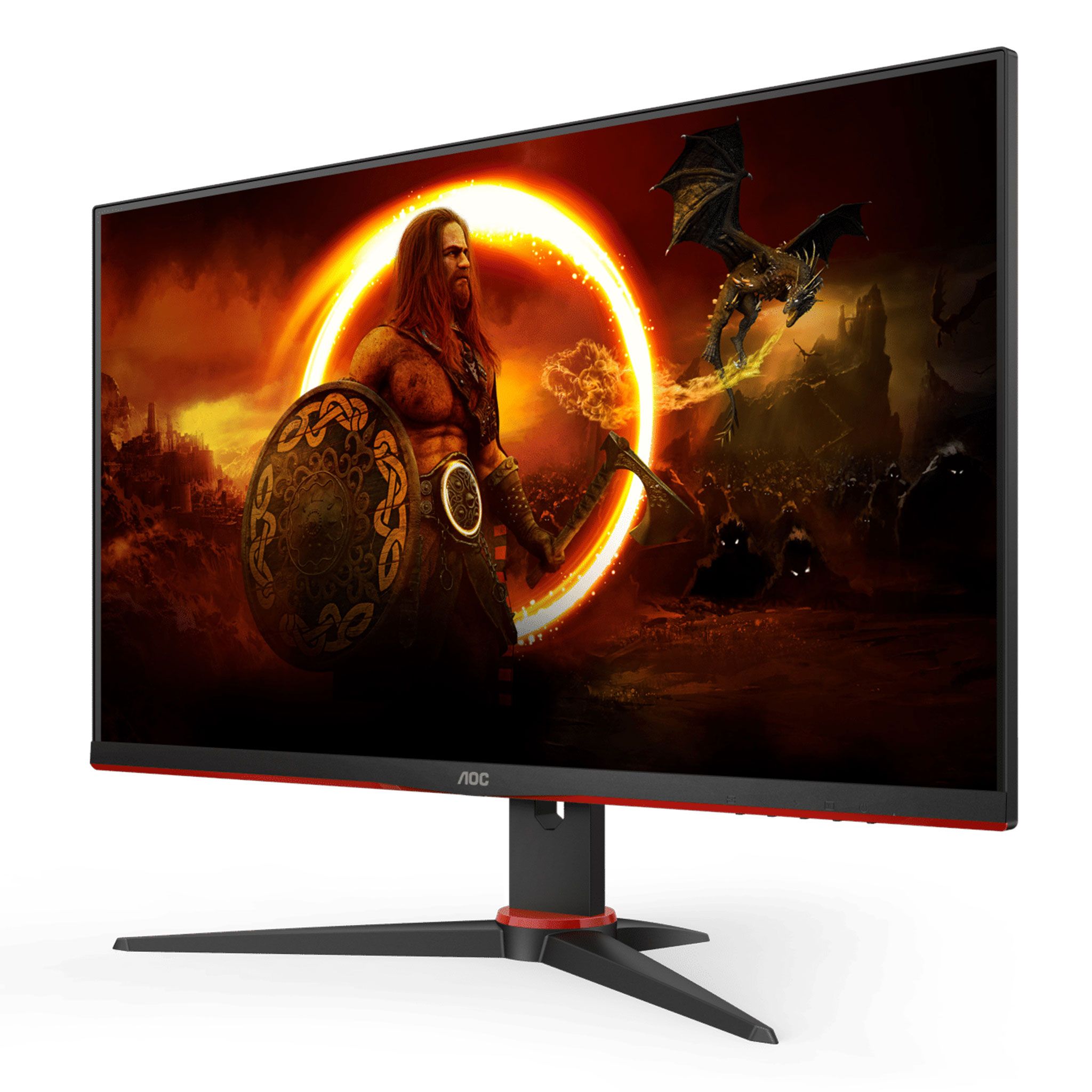 Màn hình Gaming AOC 24G2E1/74 | 23.8 inch, Full HD, IPS, 100Hz, 1ms, phẳng