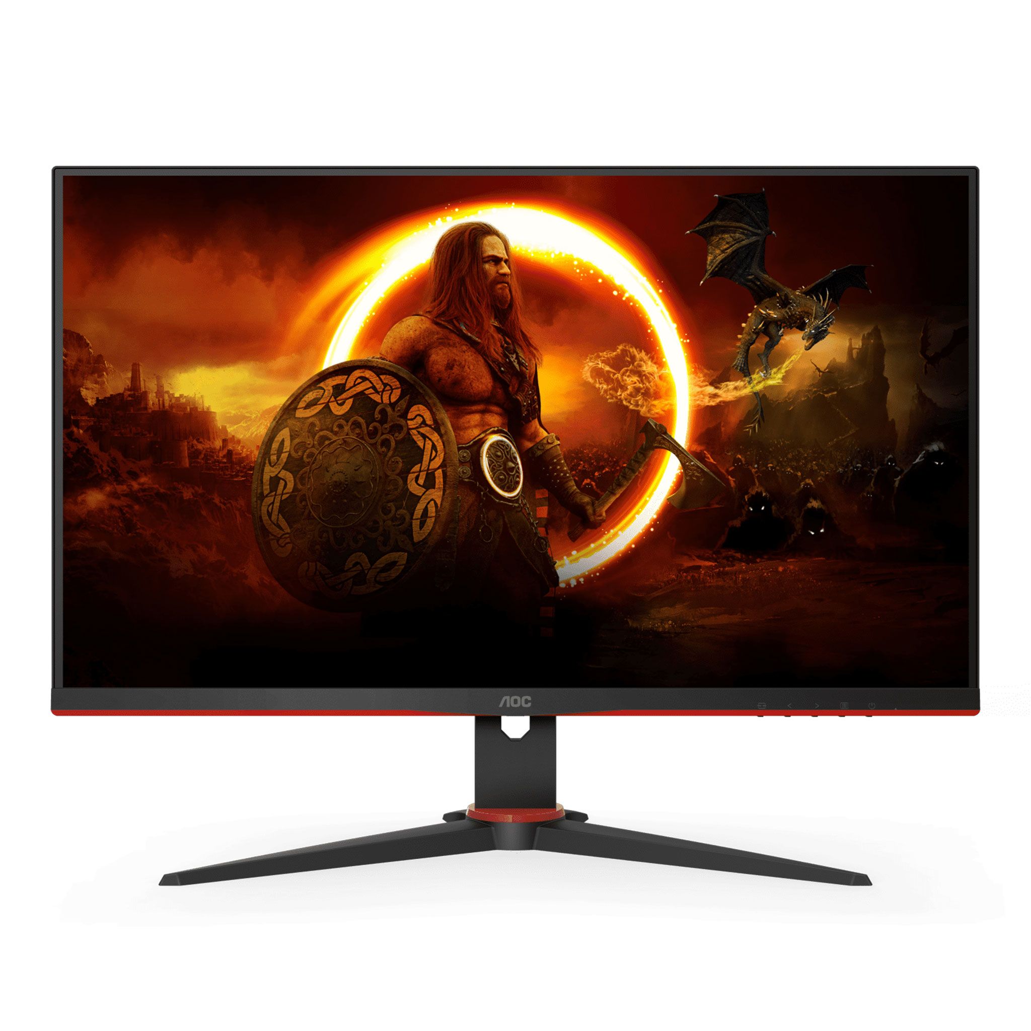 Màn hình Gaming AOC 24G2E1/74 | 23.8 inch, Full HD, IPS, 100Hz, 1ms, phẳng