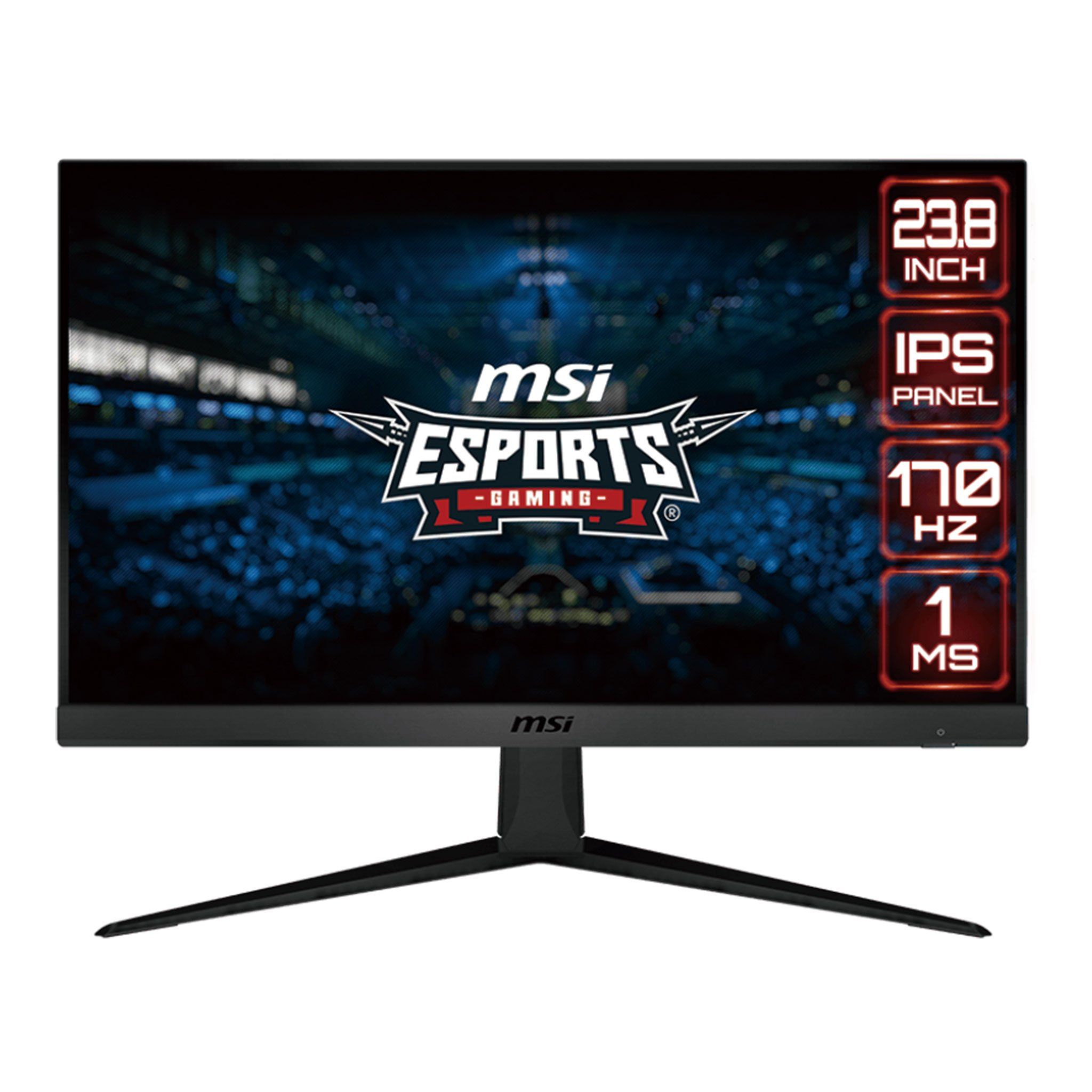 Màn hình Gaming MSI G2412 | 23.8 inch, Full HD, IPS, 170Hz, 1ms, phẳng