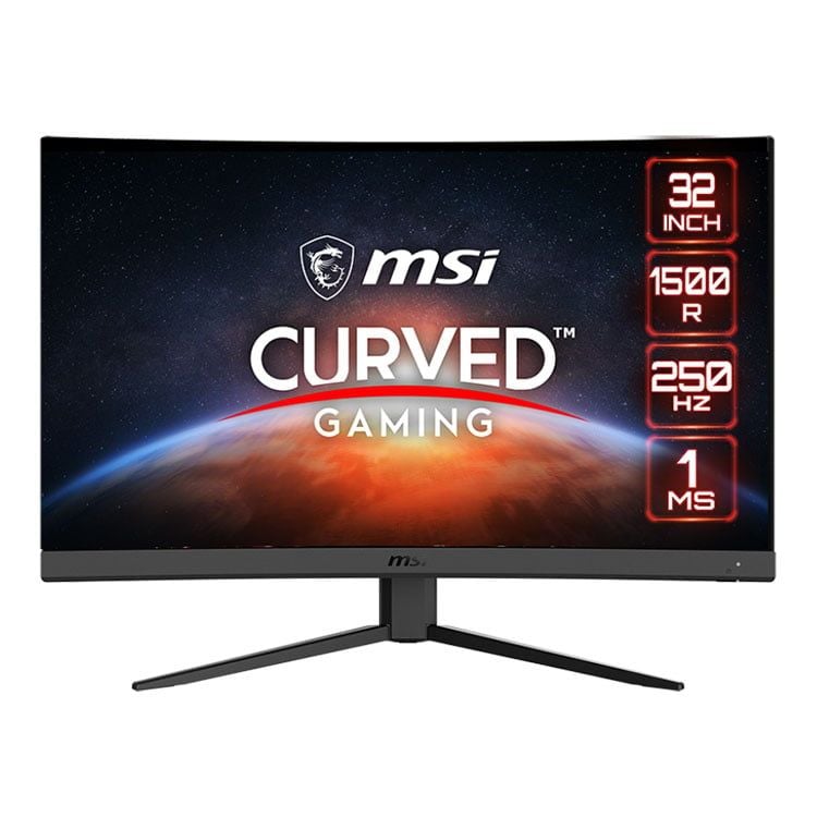Màn hình Gaming MSI G32C4X | 31.5 inch, Full HD, VA, 250Hz, 1ms, cong