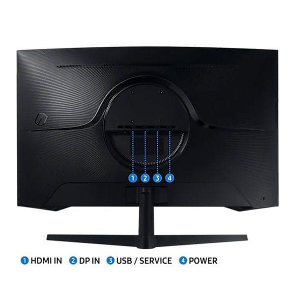  Màn hình Samsung Odyssey G5 Cong WQHD G55T LC27G55TQBEXXV | 27 inch, 2K, VA, 144Hz, 1ms, Cong 1000R 