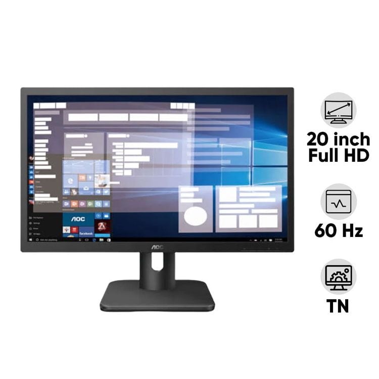 Màn hình LCD 20 inch AOC 20E1H/74 Chính Hãng