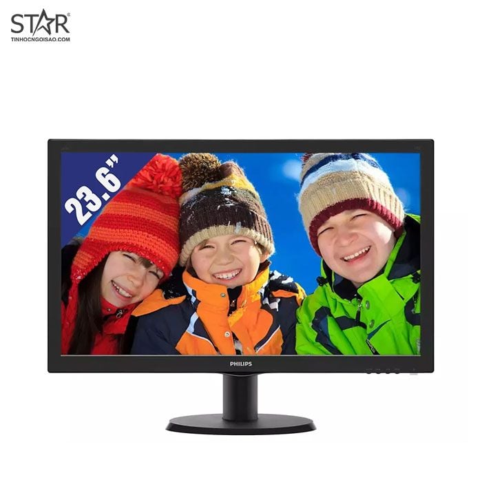 Màn Hình LCD 24″ Philips 243V5QHSBA/74 VA FHD 8Ms Chính Hãng