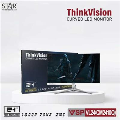 Màn hình LCD 24″ VSP VL24 (CM2410Q) FHD 75Hz Cong Chính Hãng (Trắng)