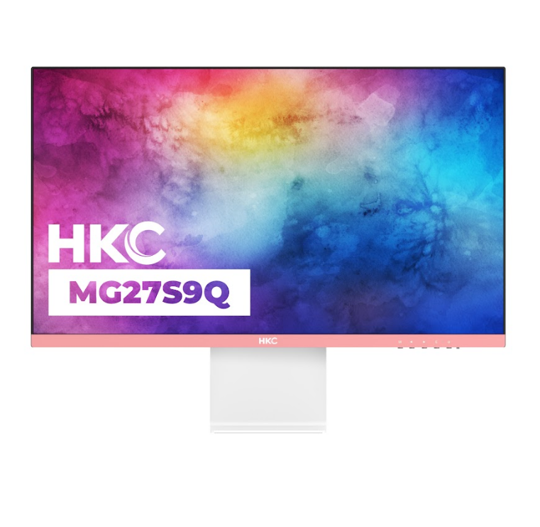 Màn hình HKC MG27S9Q | 27inch, QHD 2K, IPS, 144Hz, 1ms, Phẳng, Hồng
