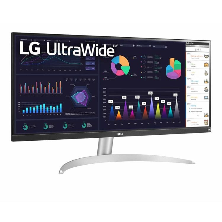 Màn hình LG 29WQ600-W | 29 inch, Full HD, IPS, 100Hz, 1ms, Type C, phẳng, Loa 7Wx2