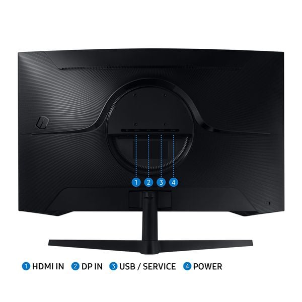  Màn hình Gaming Samsung LS32CG552EEXXV | 32 inch, 2K/QHD, 165Hz, VA 
