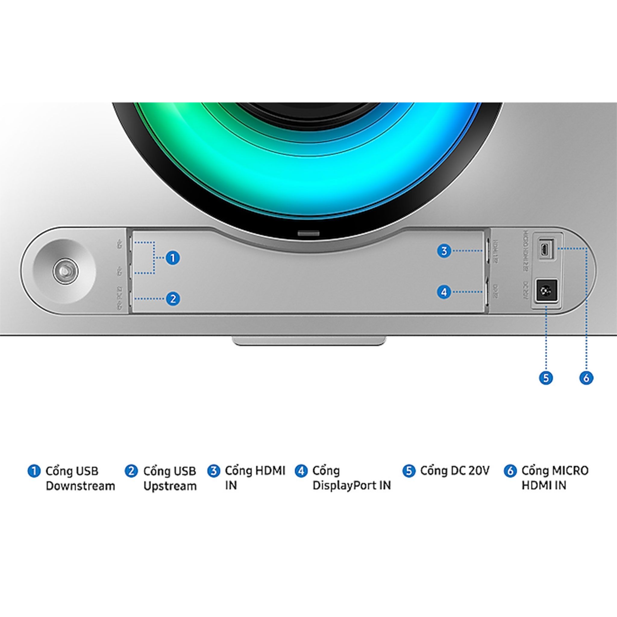 Màn hình Samsung Odyssey OLED G9 G95SC DQHD 240Hz | 49 inch, DQHD, OLED, 240Hz, 0,03ms, cong
